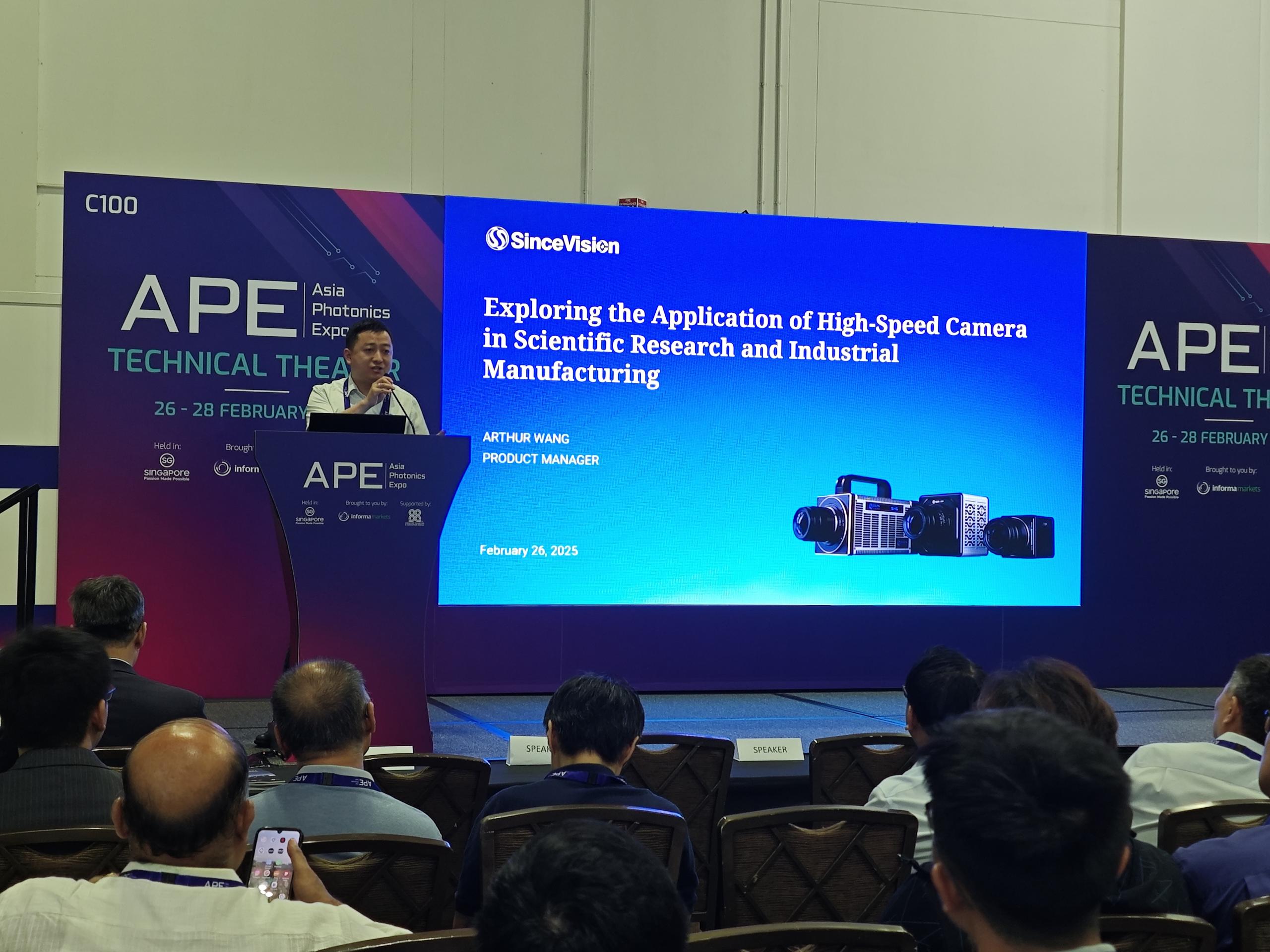 Day One of Asia Photonics Expo (APE) 2025 - SinceVision