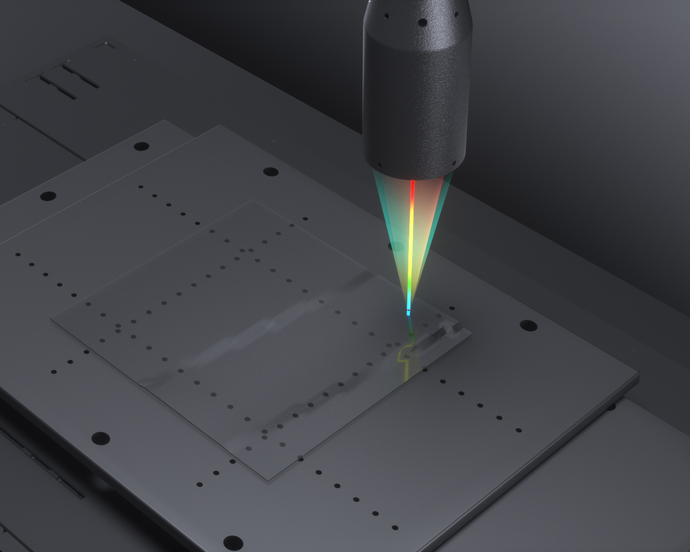 Glass Substrate Thickness, Flatness, and Warpage Measurement with SinceVision's Spectral Confocal Sensors