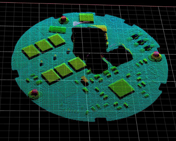 Hot Riveting Point Height And Diameter Detection with SinceVision SR7140 3D Laser Profiler